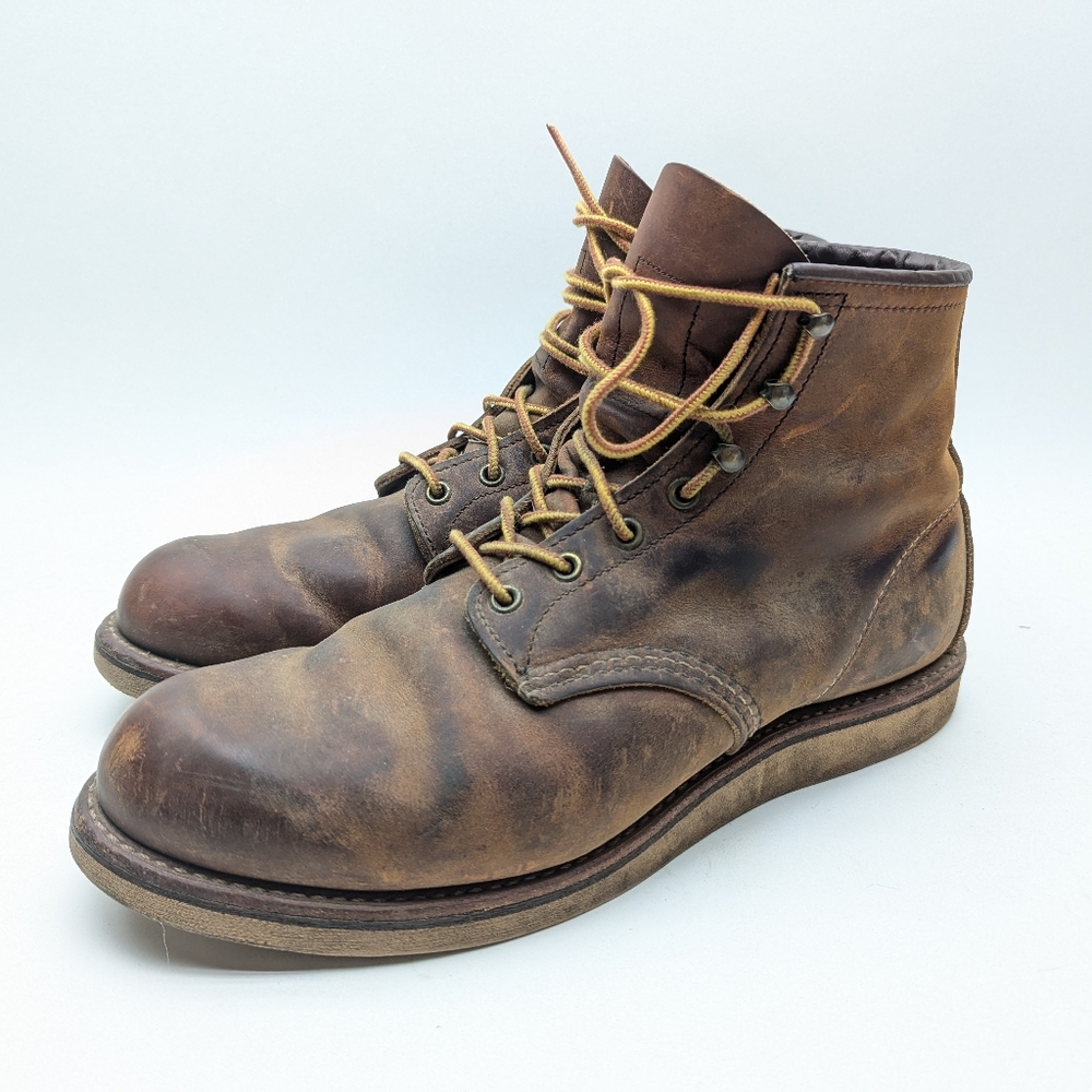 Redwing BROWN Leather boot made in USA 2950 10.5 MENS